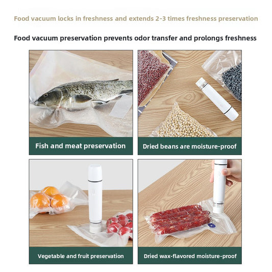 Vacuum Food Bags – Small (21×22cm, 5 Pack)