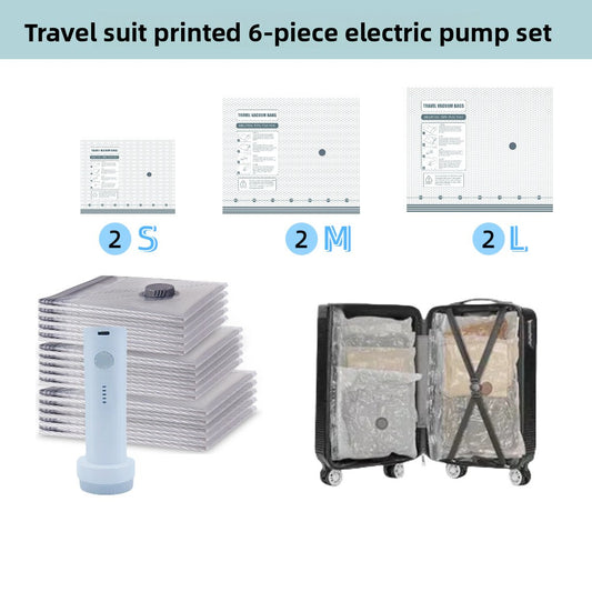 Vacuum Storage Bags – 6-Piece Electric Set