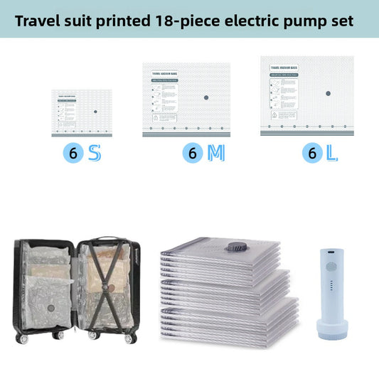 Vacuum Storage Bags – 18-Piece Electric Set